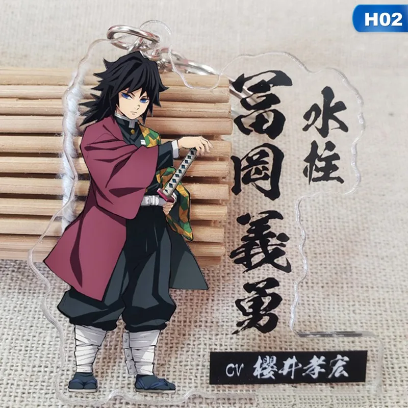 Аниме Demon Slayer: Kimetsu No Yaiba Kamado Nezuko Косплей акриловый телефон кулон брелок для ключей подарки на Рождество