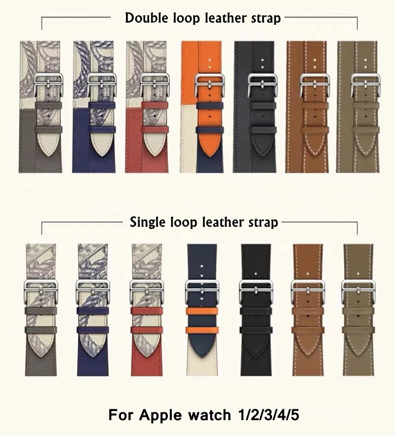 Двойной тур кожаный ремешок для apple Watch band 4(iwatch 5) 44 мм 40 мм apple watch 3 2 1 ремешок 42 мм 38 мм мягкий браслет аксессуары