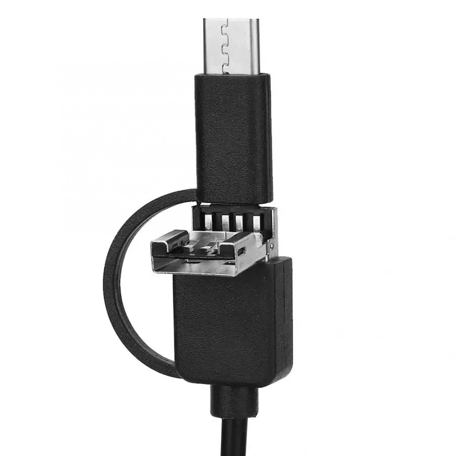 3 в 1 1/3. 5/5M для Android Тип-C USB кабель для мобильного телефона для 3,9 мм объектив Высокое разрешение Водонепроницаемый эндоскоп