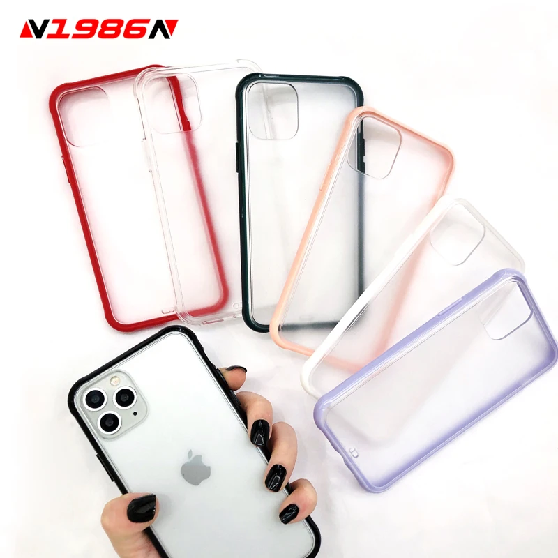 Чехол для телефона N1986N iPhone 11 Pro X XR XS Max 6 6s 7 8 Plus модные яркие цвета прозрачный