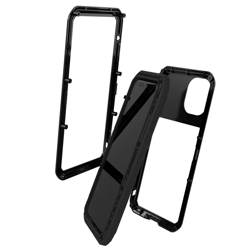 Мощный чехол Love Mei для Iphone 11 Pro Max, противоударный металлический алюминиевый чехол для Iphone11 Pro Max, водонепроницаемый чехол