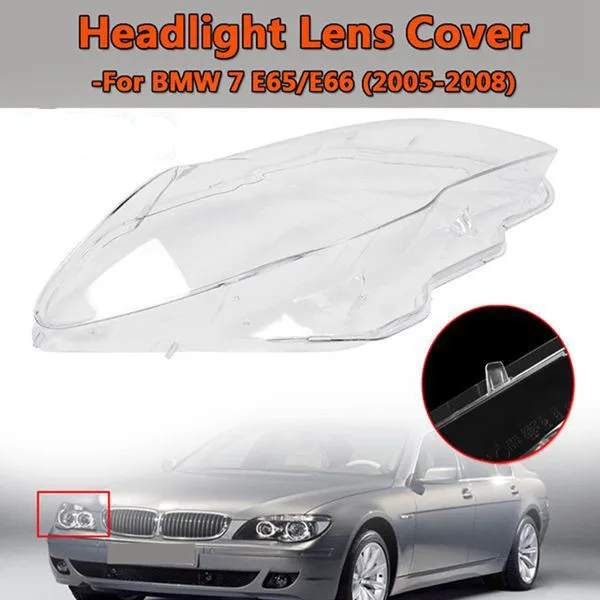 

Original quality big lampshade suitable for 2005-2008 BMW 7 series E66 E65 transparent lampshade car accessories