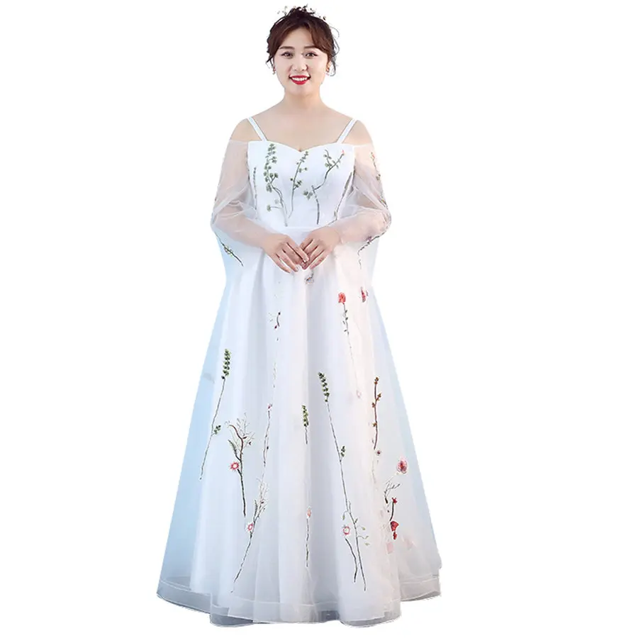 Это Yiiya формальное платье лодочка шеи размера плюс с длинным рукавом Robe De Soiree DX016 Пол-Длина Спагетти ремень платье женщины вечерние