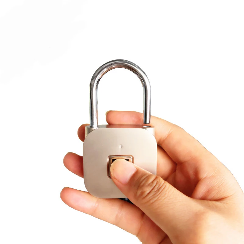 Gold 39 Xiaomi умный электронный замок с отпечатком пальца USB Перезаряжаемый дверной замок без ключа цинковый сплав металлический багажный отсек замок - Цвет: Gold 39