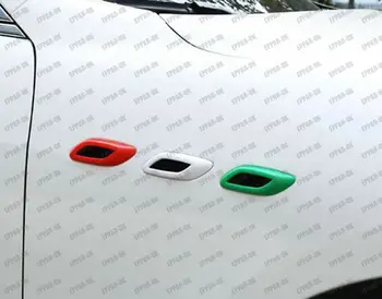 

3 Color Front Fender Scoops Vents Frame Covers for 2016-2019 Maserati Levante