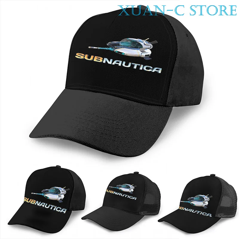 

Subnautica Seamoth Basketball Cap(2) men women Fashion all over print black Unisex adult hat