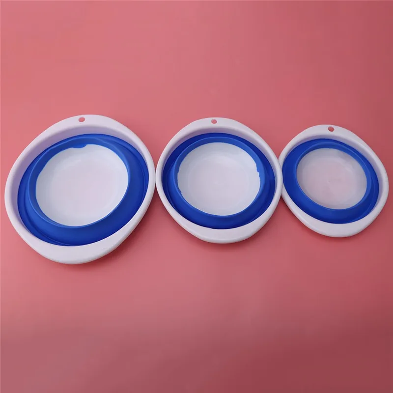 

Foldable Spread Carp Bait Basin Silicon Bowl Container 30CM Portable Baits Bowl Fishing lure Container Fishing Accessories