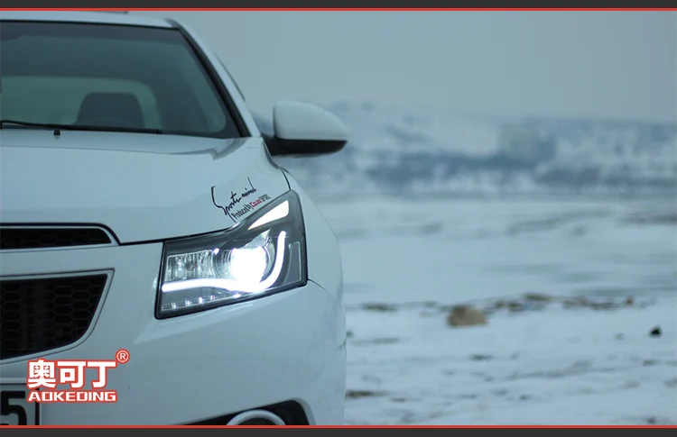 Автомобильный Стайлинг фара чехол для Chevrolet Cruze светодиодные фары 2009- Cruze светодиодный задний фонарь светодиодный DRL H7 D2H Hid Ангел глаз Bi Xenon