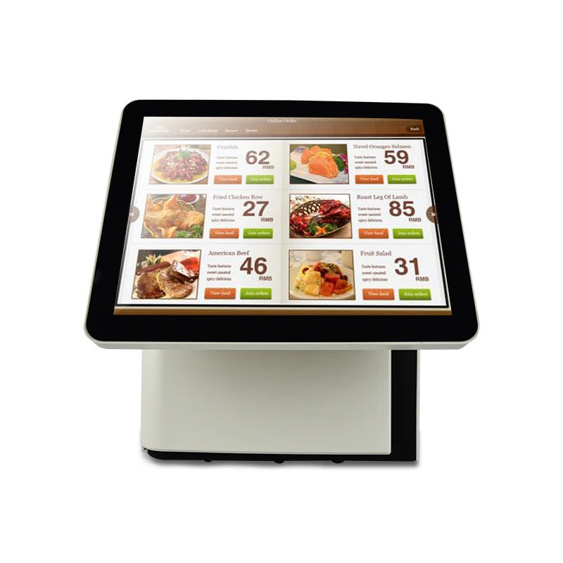 US $336.00 PC Computer ComPosxb dual screen cash register retail supermarket pos terminal 15 inch capacitive cash register