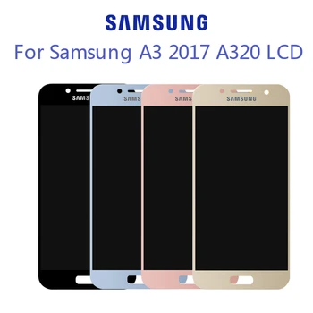 

100% Tested Super AMOLED LCD For Samsung A320 LCD For Samsung A3 2017 A320 Display LCD Screen Touch Digitizer Assembly