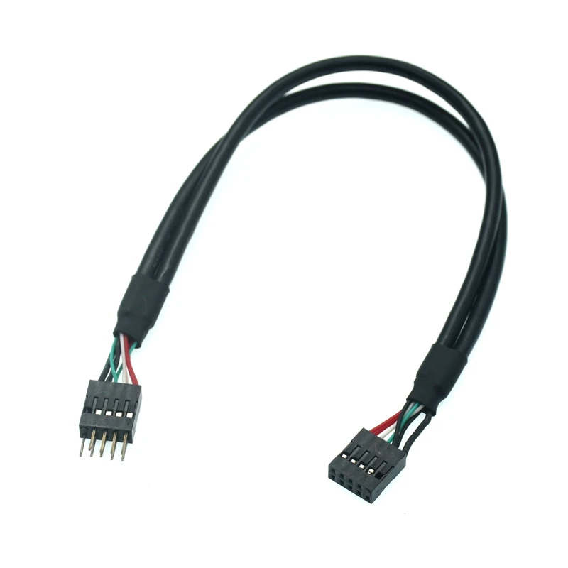 30cm/50cm/100cm 9Pin USB 2,0 Verlängerung kabel Computer Männlich zu Weiblich & weibliche zu weibliche Port Motherboard