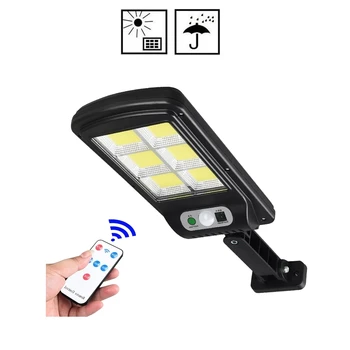 

solar light lamp floodlight reflector Waterproof BuitenOutdoor Motion Sensor Detector Wall Path Garage Patio Security Night remo