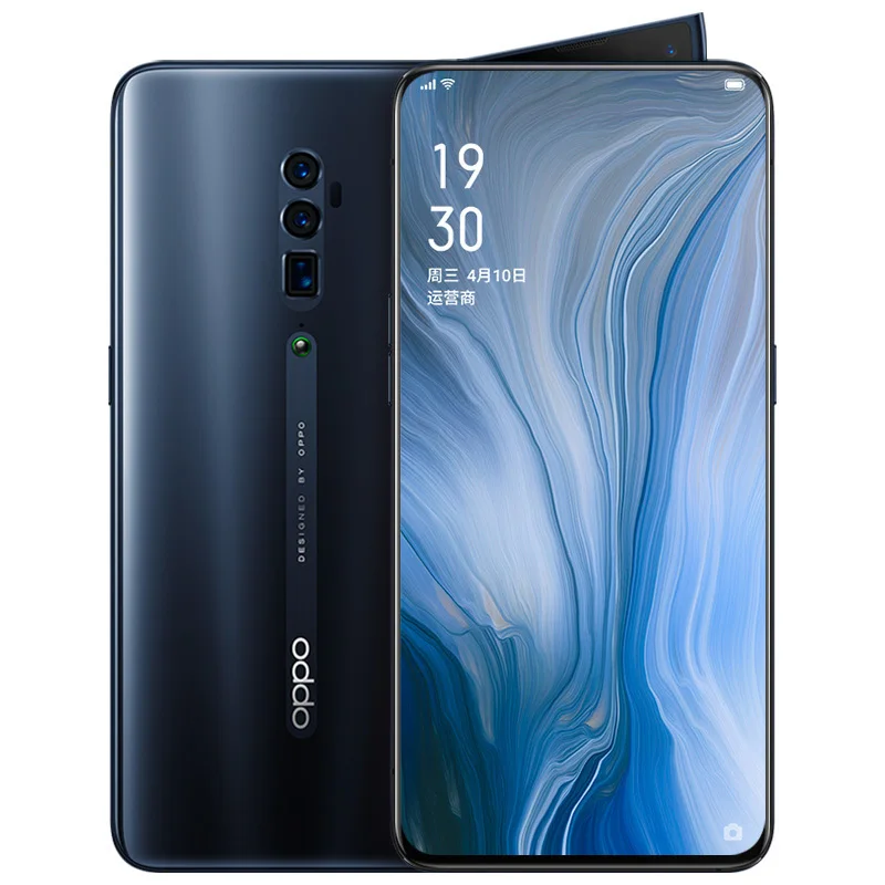 Oppo Reno 10x zoom Смартфон Snapdragon 855 6," AMOLED Полный экран 48.0MP 10X Zoom экран отпечатков пальцев 8 ГБ+ 256 ГБ VOOC 3,0