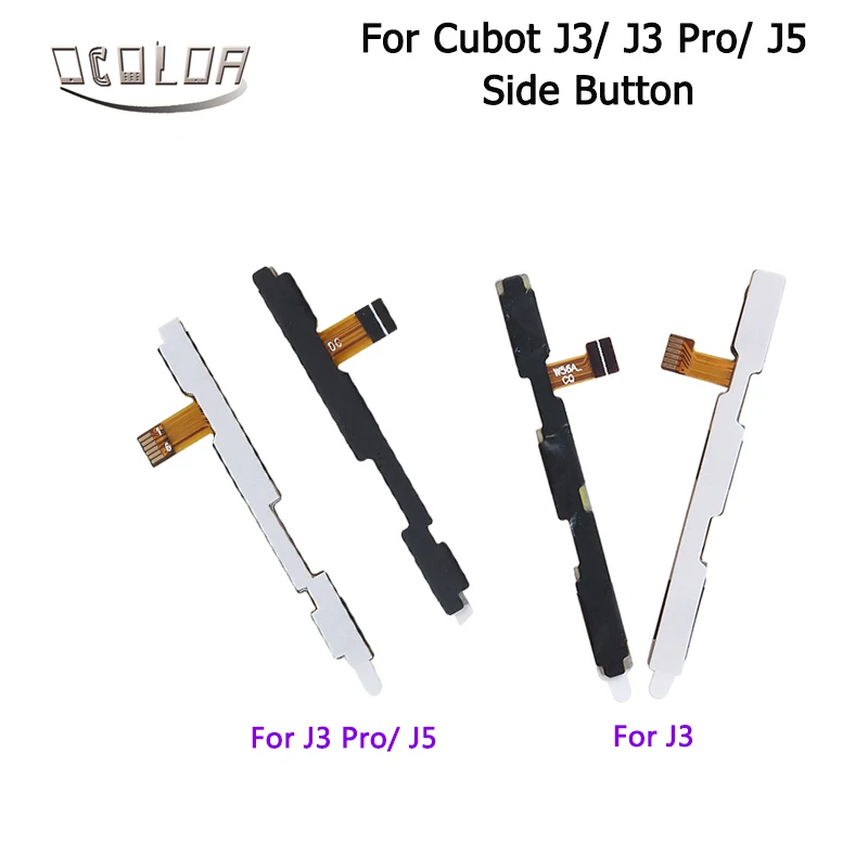 Ocolor для Cubot J3 Pro J5 Боковая кнопка питания+ Кнопка громкости гибкий FPC кабель в сборе Запчасти для Cubot J3 кнопка включения/выключения питания
