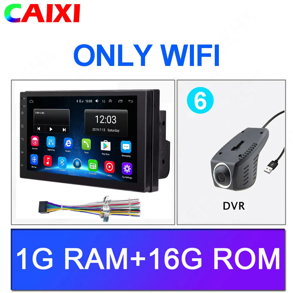 CAIXI RAM2G+ ROM32G Android 8,1 4G Автомобильный Радио Мультимедиа Видео плеер навигация gps для Volkswagen Nissan hyundai Kia Toyota CR-V - Цвет: 716-16-DVR