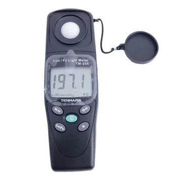 

TENMARS TM-204 Light Meter 3½ digits LCD With Maximum Reading 2000.Spectral Response Close to CIE Luminous Spectral Efficiency.