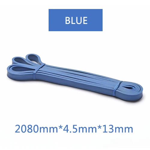 Blue 13mm Эспандеры для фитнеса сила обучения Тяговая веревка резинки для спортзала спортивные подтягивающие Силовые полосы оборудование для тренировки - Цвет: Blue 13mm