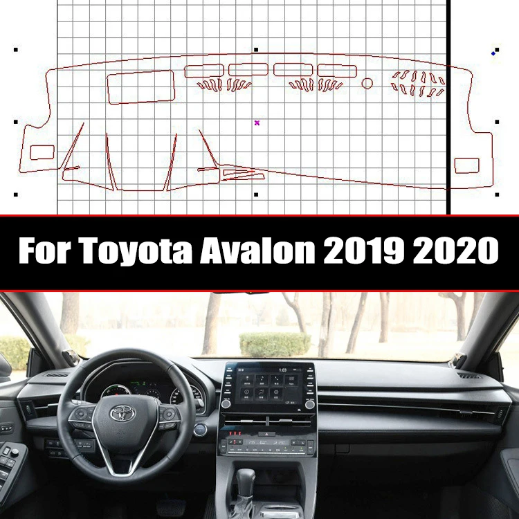 Для Toyota Avalon чехлы на приборную панель автомобиля коврик Избегайте светильник коврик солнцезащитный козырек ковры протектор автомобильные аксессуары