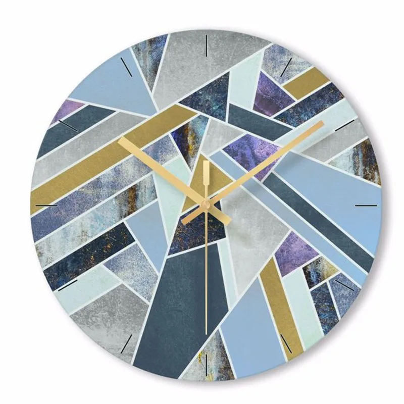Nordic Wall Clock Living Room Creative Silent Clock Modern Simple Home Round Abstract Bedroom Home Wall Clock C108