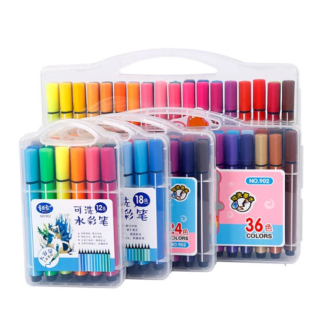 Cartoon Crayons For Kids 12/24 Colors Oil Pastel For Painting And Coloring  Student Colored Chalk Drawing Set School Supplies - Crayons/water-color  Pens - AliExpress