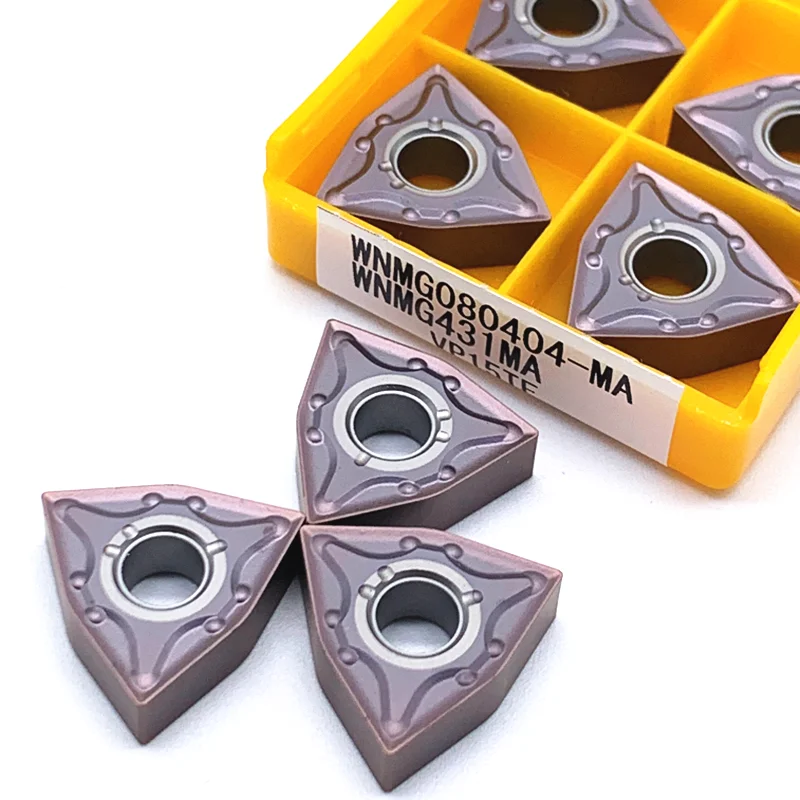 

Carbide Insert WNMG080404 WNMG080408 MA VP15TF UE6020 US735 High-quality external metal Turning Tool CNC Milling WNMG 080404