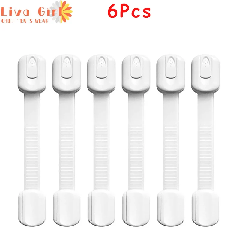 6pcs 6/8/12/24Pcs магнетический детей предохранительный замок для ящика Lookka 3M ограничитель с выдвижными ящиками защелки шкафа защиты безопасности ребенок-невидимка - Цвет: 6pcs