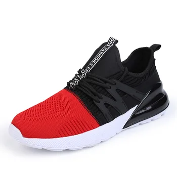 

2020 Latest large size 46 47 yards fly woven breathable men's shoes flat sole pedal light sports shoes men's casual shoes
