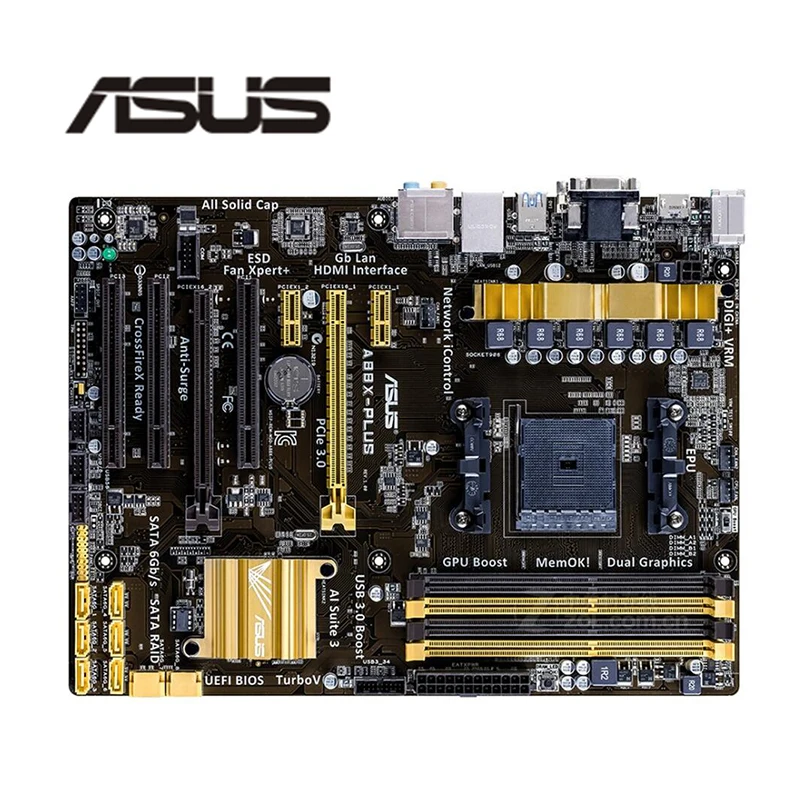 Материнская плата для ASUS разъем FM2 + DDR3 AMD A88XM A88 оригинальная настольная