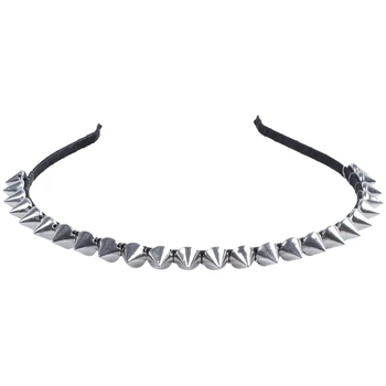 

1 pc Metal Hairband Hair Band Hair Jewelry with Silver Studs