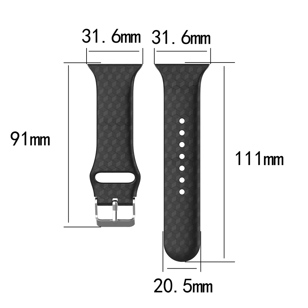 Силиконовый текстурный ремешок для Apple Watch Series 5, 4, 3, 2, 1, ремешок для часов 38 мм, 42 мм, 40 мм, 44 мм, спортивный ремешок для Apple Watch 5, 4, 44 мм, 40 мм