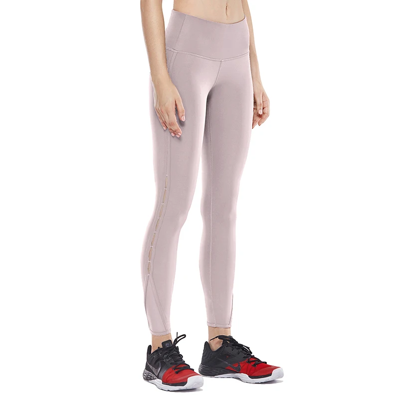 SYROKAN женские обнаженные ощущения с высокой талией 7/8 обтягивающие штаны для йоги тренировочные леггинсы-25 дюймов - Цвет: Moonphase03