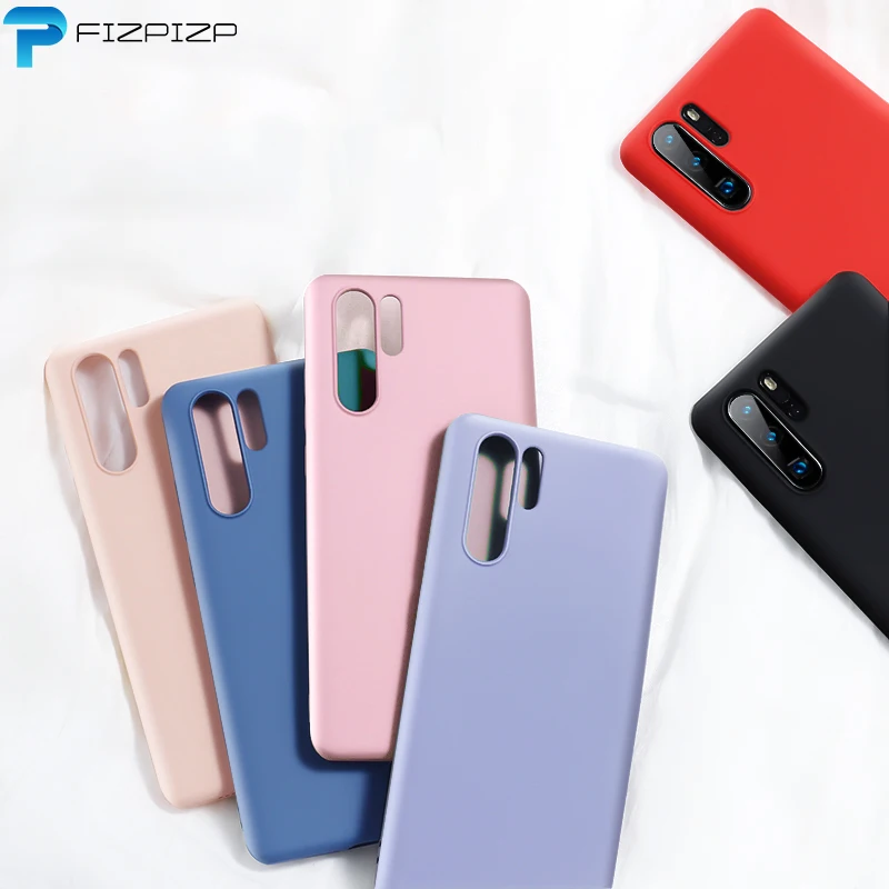 

Soft TPU Back Cover for Huawei P30 Lite P20 Lite P10 P9 P Smart 2019 Plus Honor 9 10 10i 8A 8X 8C 8S Matte Black Slim Phone Case