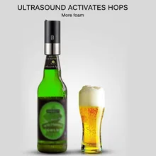 Полезная Горячая портативная бутылка для пива пенообразователь Bubbler портативный пивной сервер на батарейках