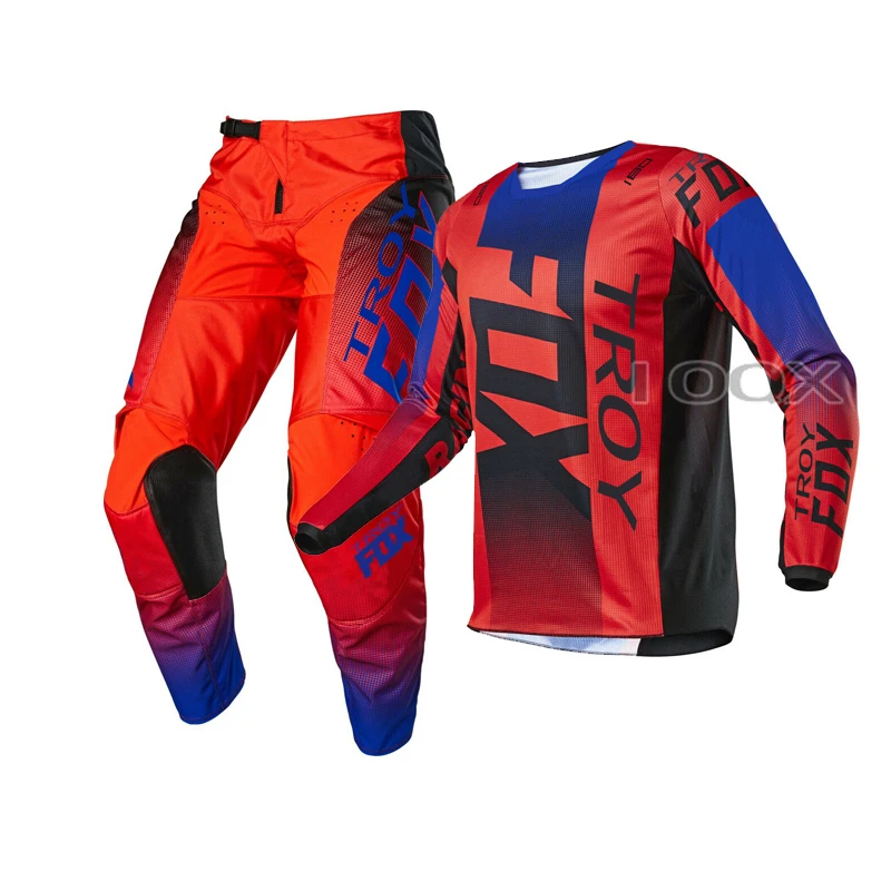 Motocross Racing Troy Fox 180/360 Oktiv Revn Gear Set Mach Jersey Pants  Mountain Bicycle Offroad Mens Kits Motorbike Suit|Combinations| - AliExpress