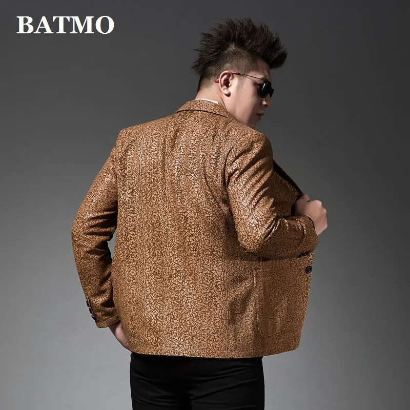 BATMO Новое поступление высокого качества натуральная кожа овчины мужские Куртки из натуральной кожи XA8020