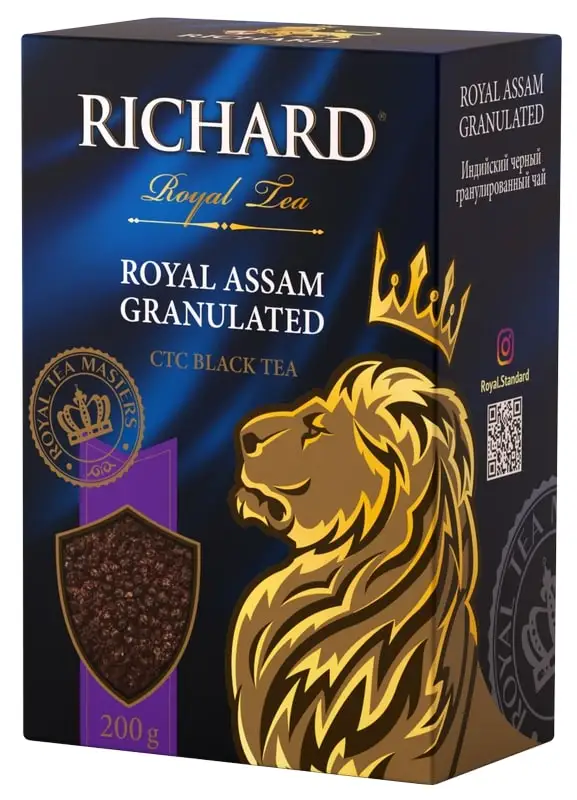 Чай Richard &quotRoyal Assam Granulated&quot черный гранулированный 200 гр | Продукты