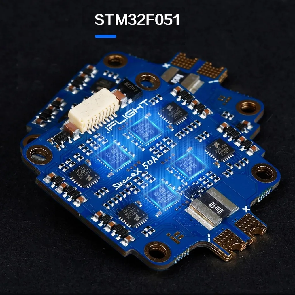 OMESHIN для iFlight SucceX 50A 2-6S 4 в 1 бесщеточный ESC Dshot 1200 для FPV дрона с дистанционным управлением 8-слой двусторонняя печатная плата PCB