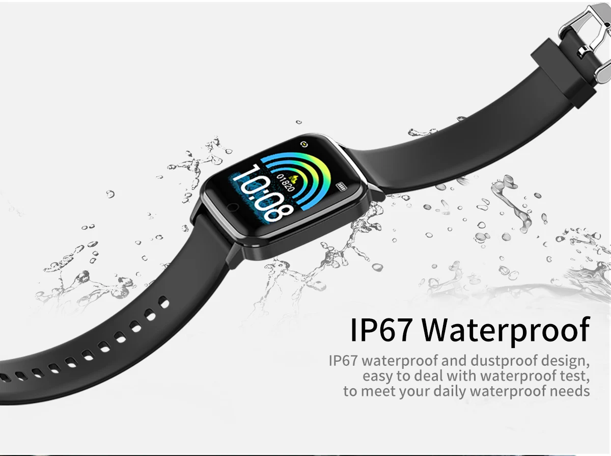Смарт-часы Greentiger R1, bluetooth, монитор сердечного ритма, кровяное давление, кислород, IP67, водонепроницаемые, анти-потеря, умные часы VS B57 B58