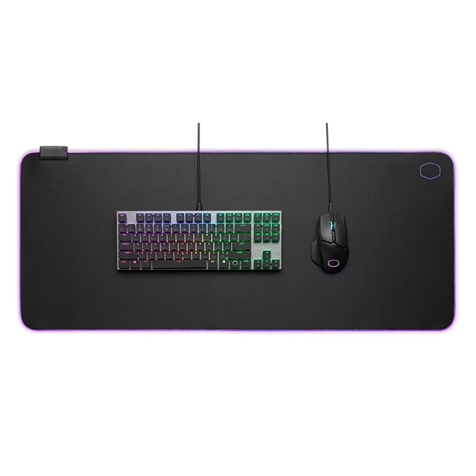 Кулер Мастер Игровой RGB Коврик для компьютерной мыши коврик для мыши большой коврик для мыши геймер RGB XL большой коврик для мыши Настольный ПК коврик для мыши