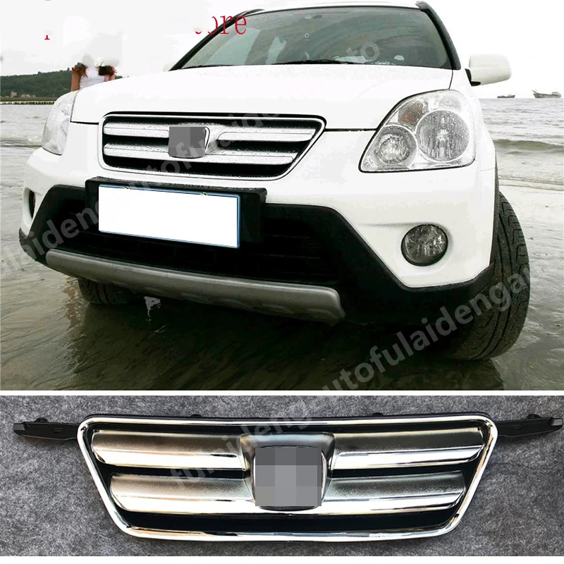 Для Honda CR-V CRV 2005-2006 ABS хромированная рамка переднего бампера сетка гриль стильная решетка решетки