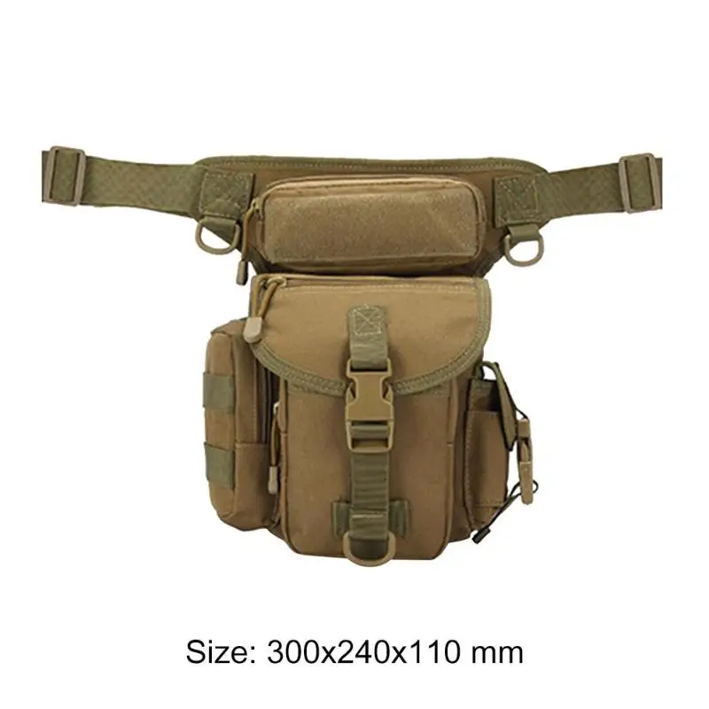Водонепроницаемая Сумка Molle, поясная сумка, сумки для рыболовных снастей, уличная сумка для ног