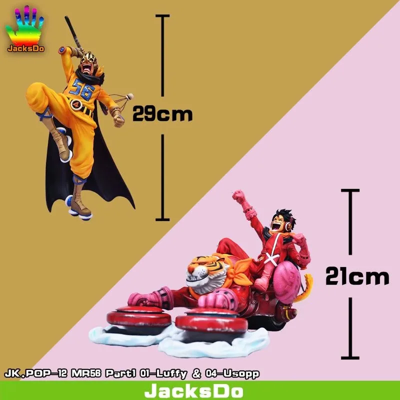 Одна деталь JK JacksDo MR56 Обезьяна D Луффи Usopp GK статуя Аниме ПВХ фигурка Коллекционная модель игрушки M4006 - Цвет: Многоцветный