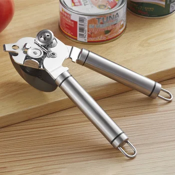 

Hot Multifunctional Opener for Cans Beer 304 Stainless Steel Can Opener with Ergonomic Handle Durable Beer Bottle Opener Home To