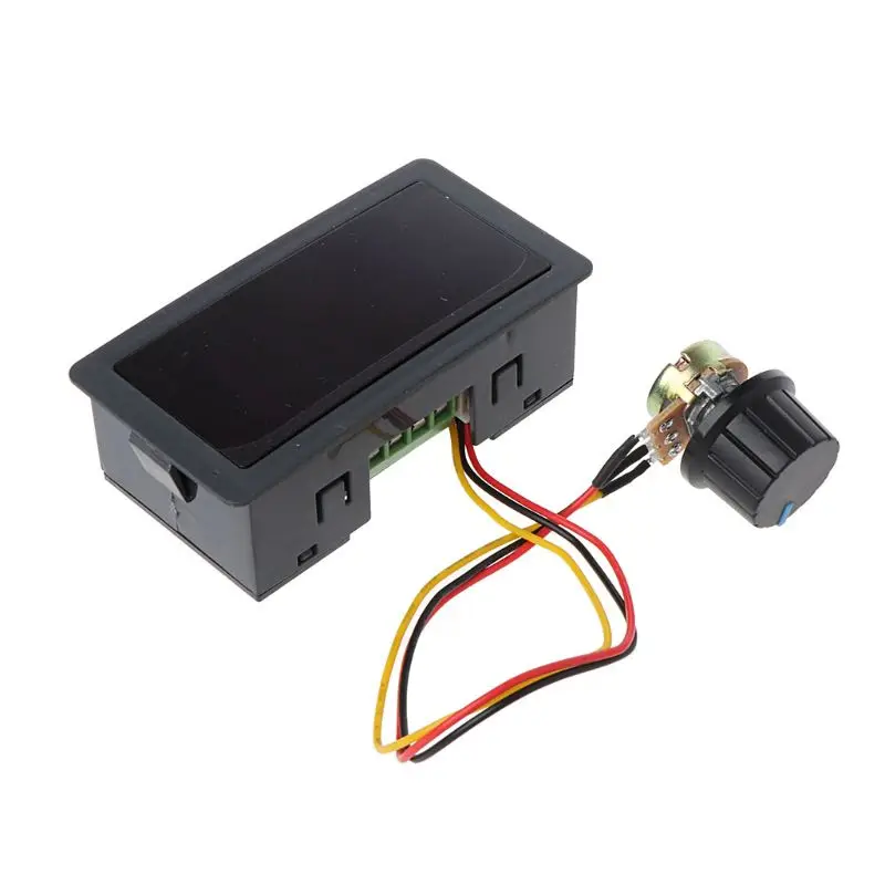 DC 6-30V 12V 24V 15A Max PWM контроллер скорости двигателя DC мотор с цифровым дисплеем