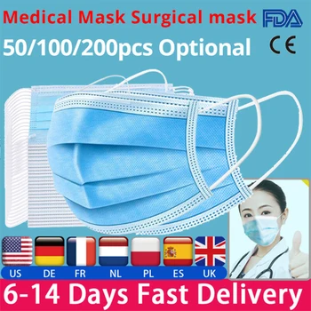 

DHL 3-7 Day Fast Delivery Face Mask Medical Masks Protective Disposable Masks Anti Dust Airborne Particles Pollution Mouth Masks