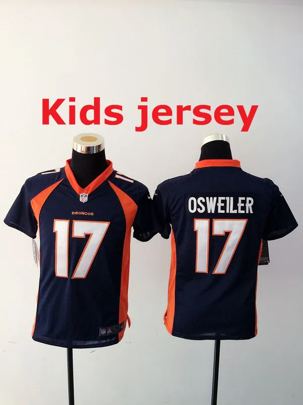 Детская Молодежная быстрая Denver 94 demarus Ware 7 John Elway 58 Von Miller 88 Demaryius Thomas 30 Anthony Davis Jersey - Цвет: Бежевый