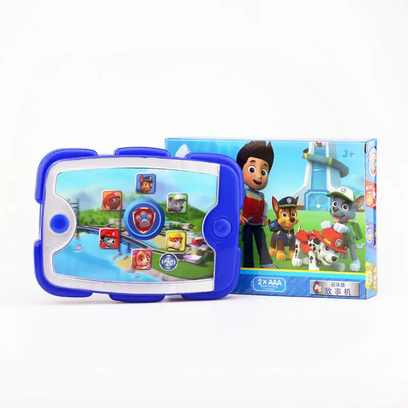

Paw patrol Dog Ryder Tablet Music Sound and Light Set Patrulla Canina Dog Action Figure Model Children's Toys Birthday for Gift