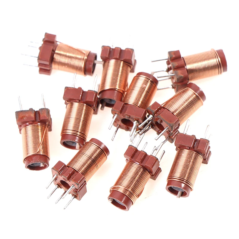 10pcs/set 26T 2.1uh-6.3uH Adjustable High-Frequency Ferrite Core Inductor images - 6