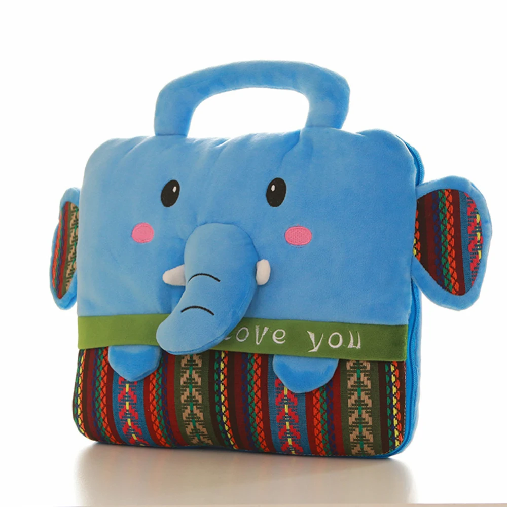 

Children's Air Conditioning Dual-Use Pillow Quilt Cute Plush Toy Sleeping Pillow Cushion Toy Car Pillow Woolen Blanket