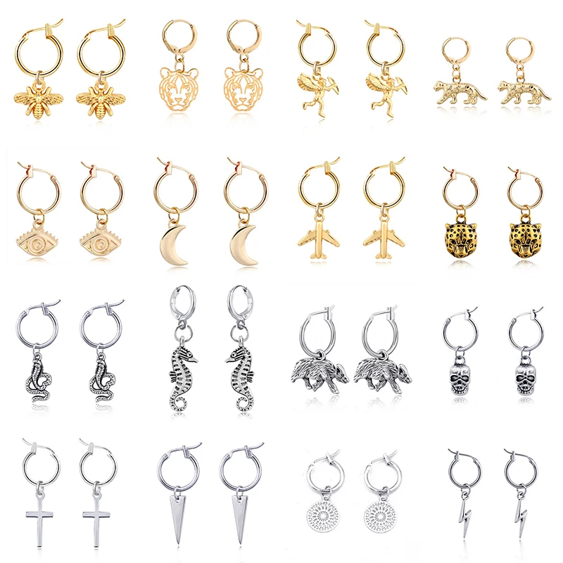 

Fashion Statement Earrings 2020 Metal Retro Round Earrings For Women Hanging Dangle Earrings Drop Earing Modern Female Jewelry